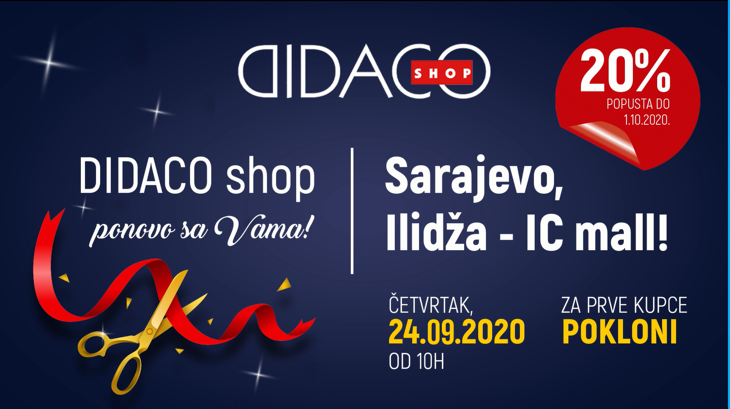 Didaco Shop Ildža otvaranje