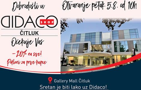 Otvaranje novog Didaco Shop-a u Čitluku – Gallery mall 1.sprat